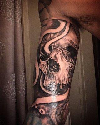 Skull tattoo