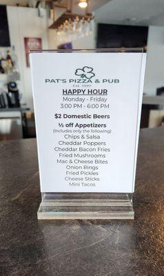 Great Happy Hour Deals!