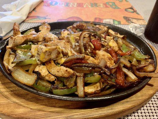 Chicken fajitas