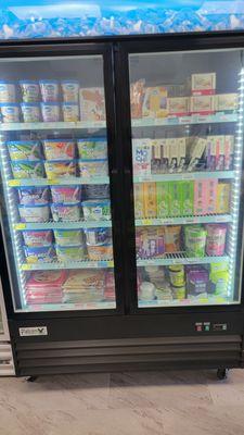 Asian ice cream selection