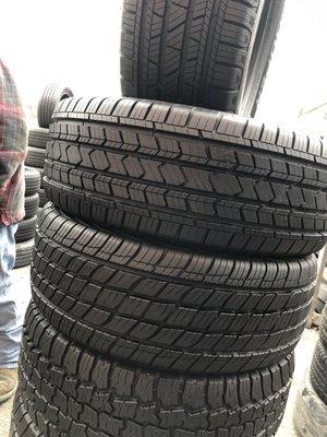 All tires 90% thread