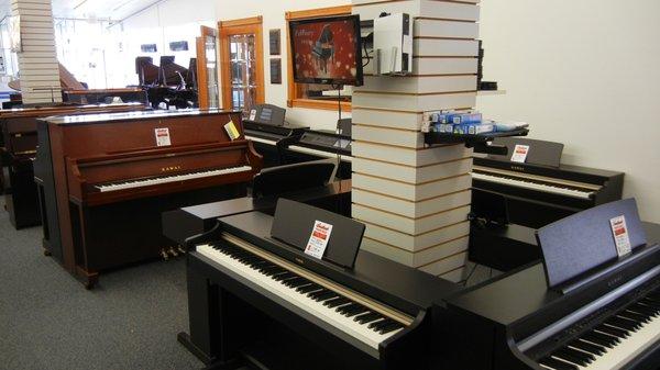 Our Urbandale location has vertical, grand, & digital pianos.