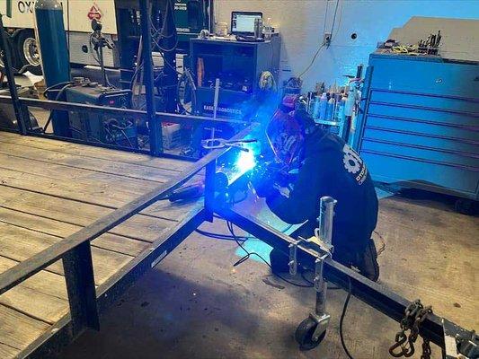 Get custom fabrication/welding & repairs done to your trailer or fleet!