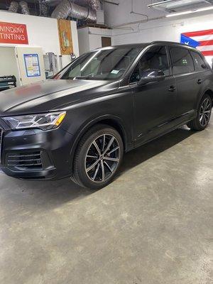 Full body matte PPF on this Audi Q5