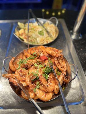 Sautéed shrimps