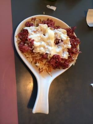 Corn beef skillet