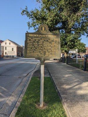 Brown Pusey House, Elizabethtown