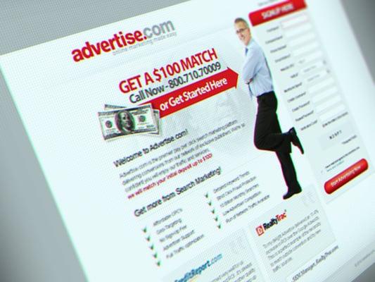 Marketing campaign for advertise.com