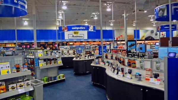 Best Buy Everett Mall Interior 3 -- Digital cameras and camcorders.