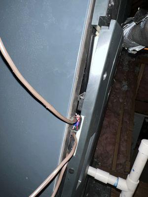 The Hiller tech left huge gaps in my attic unit. He didn't bother putting it back together correctly.