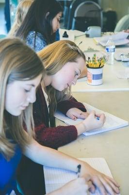 Playwriting at Theatre Arts School of San Diego  
Photo Credit:  Alyssa Lucca, Outside The Lens