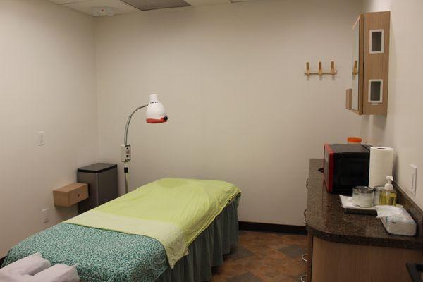 One of the treatment rooms