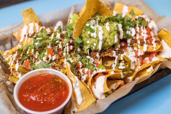 Our Nacho Platter can be made exactly to your liking!