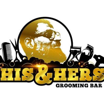 His and Hers Grooming Bar Logo