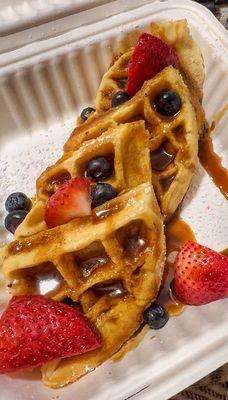 Waffle, also chicken and waffle