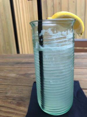 wonderful tom collins! cute patio!