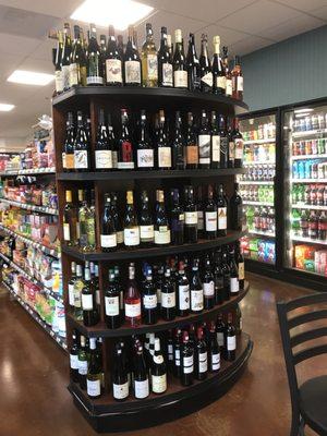 Lots of wine options