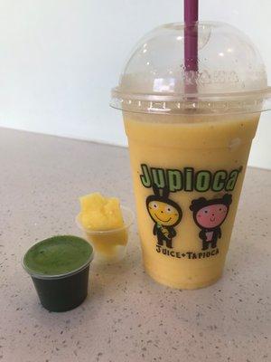 Mango Bango Smoothie Wheatgrass Shot