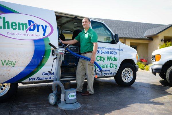 City Wide Chem-Dry is a deep, truck mount clean.