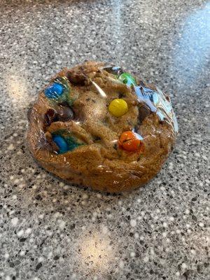 M&M cookie