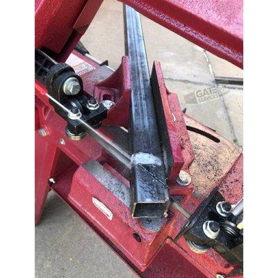 Bandsaw machine for precise cutting #gates #gateservices #gateservicesny #nyc #Manhattan #gaterepair #gaterepairs #rollinggates #bandsaw