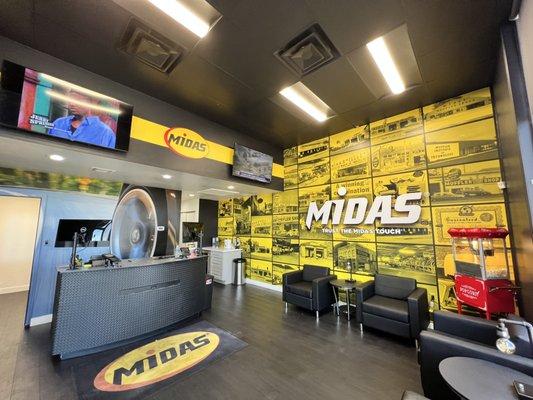 Midas interior wall graphics