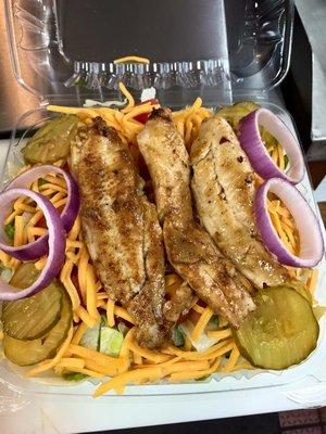 Grilled Fish Salad