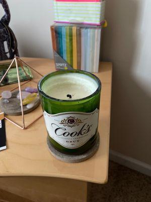 Top shelf candle, poured by yours truely!!