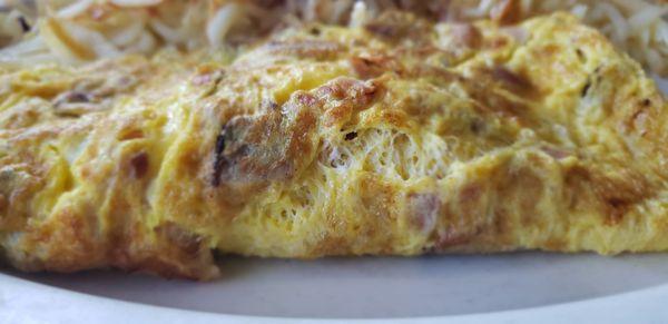 Meat lovers omelette