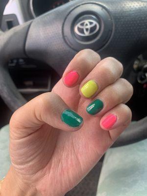 Right hand, 3 colors