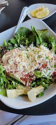 Meatballs salad?? YEP! Delicious