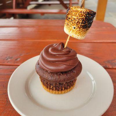 Gluten-free chocolate cupcake