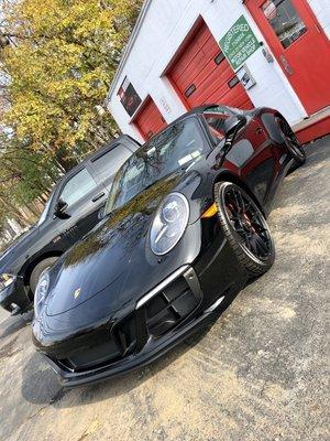 2018 Porsche 911 Targa 4 GTS receivedfull paint correction and a Ceramic Pro Gold Package