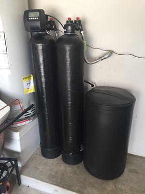 Softener and carbon tank