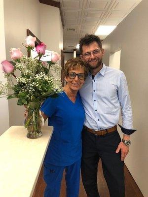 Happy 6 year Anniversary to one of our hygienists,Cindy!