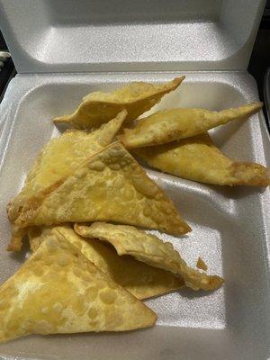 Crab Rangoons. 9 of 10.