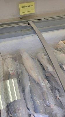 Incredible selection of frozen fish