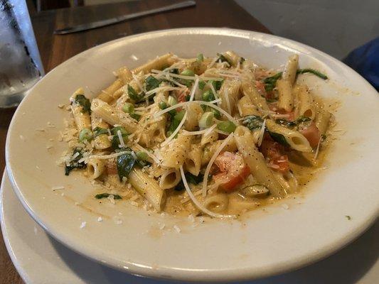 Creole shrimp pasta