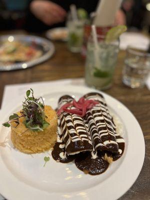 Enchiladas de Mole