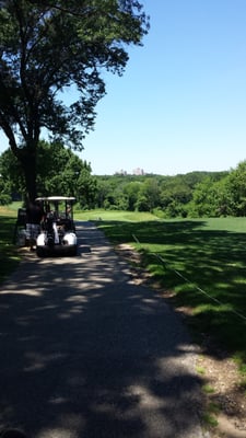 Backed up! Guys waiting on 12th tee, 2 ball just driving off the box as we leave 11 green.