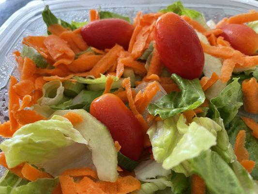 Our Traditional House Salad taste like never before with fresh ingredients and our homemade cilantro dressing