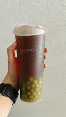 Light roasted oolong with matcha balls