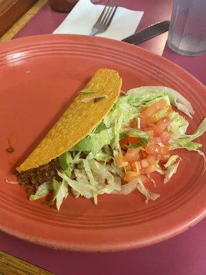 Beef taco