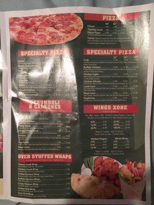 Menu 2/3