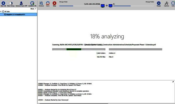 Syncing data from live server to live backup server