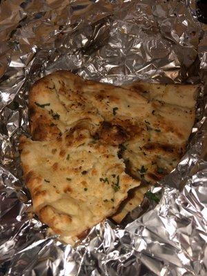 garlic naan,so good looking tasted like nothing