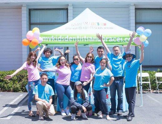 MV Kids Dentists and Braces team at Summer Open House 2017!