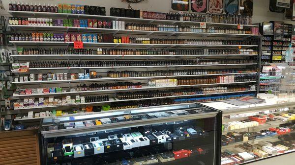 Vape selection and great prices.