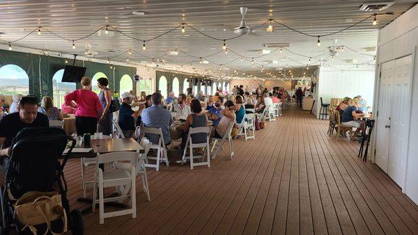 The extremely large dining area used for events.