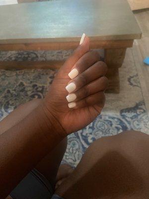 Never had white nails before and I love them